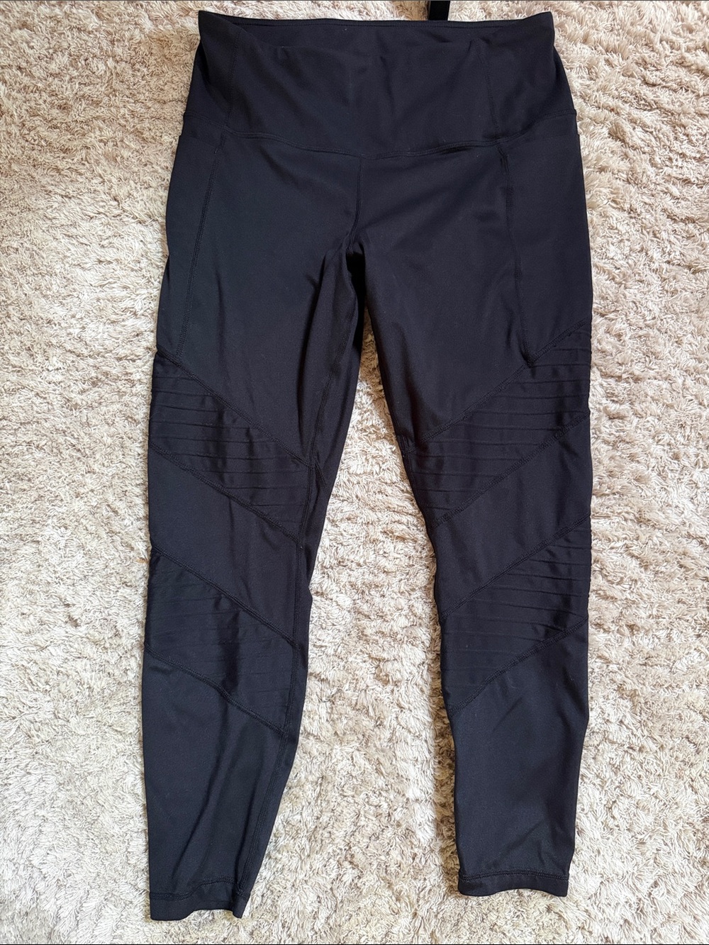 Black High-Waist Ankle Leggings